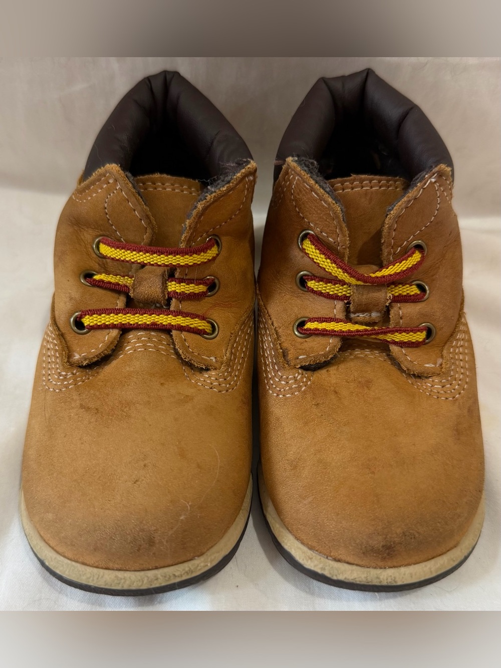 Timberland “Baby Timbs” Boots Toddler Size 4 Waterproof Wheat Nubuck Boots